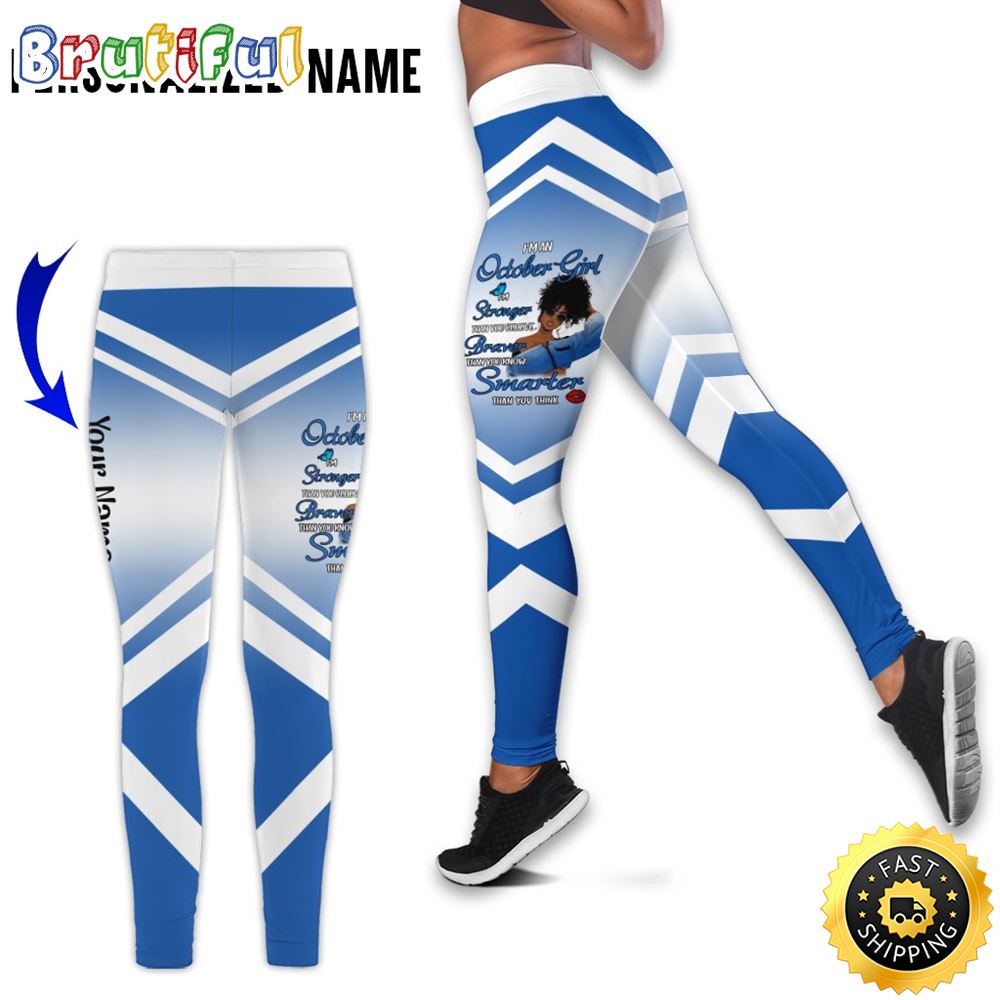 Personalized Black October Girl All Over Print 3D Legging Braver Than You Know Gift For Women 1 zy1xwk