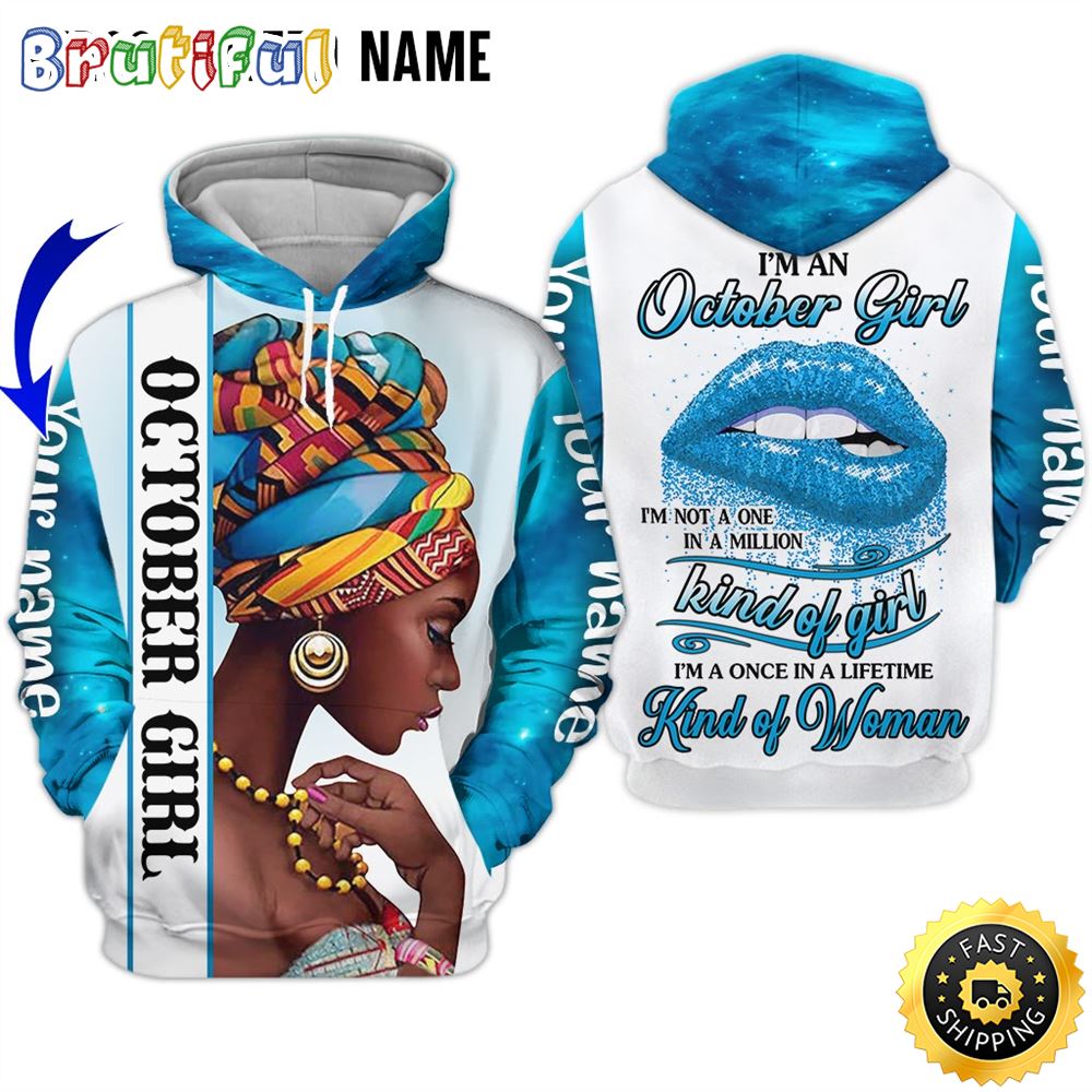 Personalized Black October Girl Resilient Women All Over Print Hoodie Gift For Frends 1 izwmin