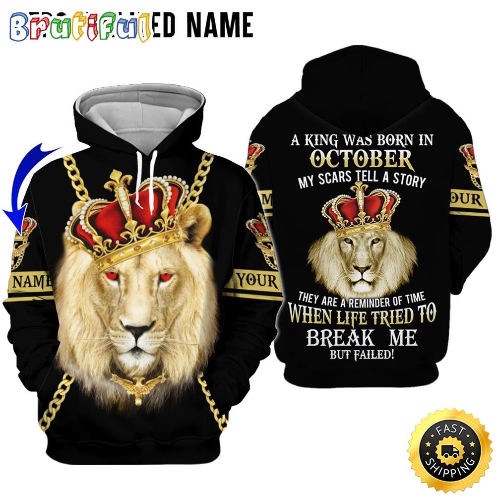 Personalized Black October Guy Life Tried To Break Me All Over Print Hoodie Gift For Frends 1 iqxwfo