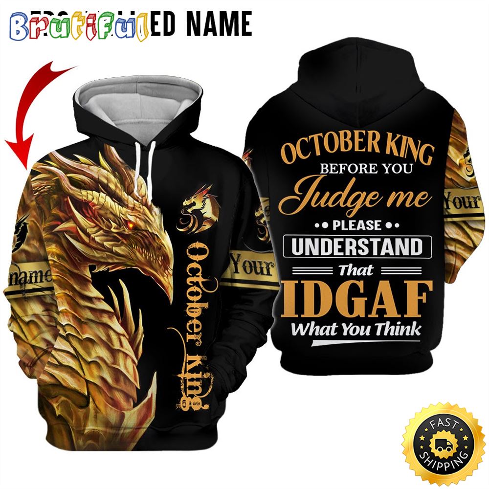 Personalized Black October King Judge Me All Over Print Hoodie Gift For Frends 1 f8nuzv