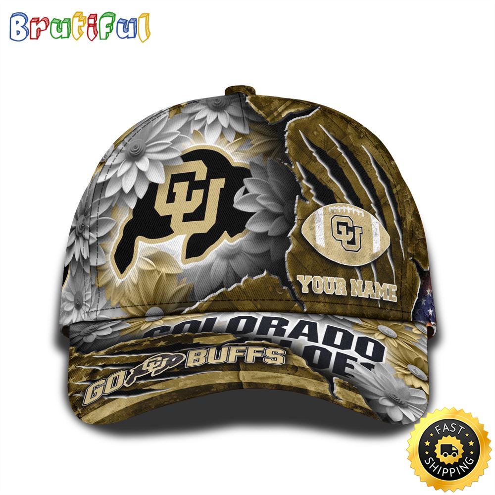 Personalized NCAA Colorado Buffaloes All Over Print BaseBall Cap The Perfect Way To Rep Your Team 1 xcz9xs