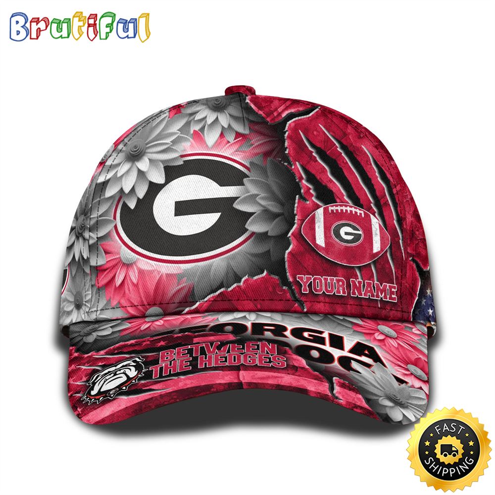 Personalized NCAA Georgia Bulldogs All Over Print BaseBall Cap The Perfect Way To Rep Your Team 1 mfknin