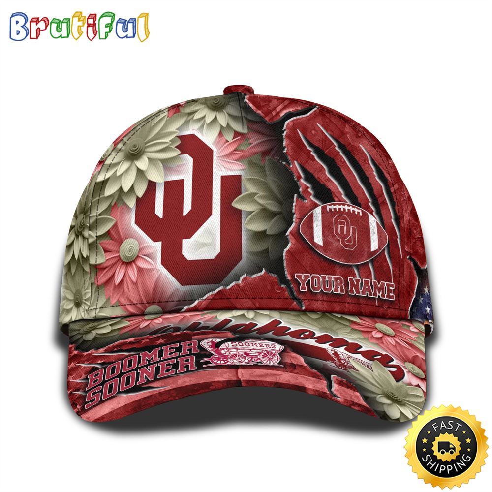 Personalized NCAA Oklahoma Sooners All Over Print BaseBall Cap The Perfect Way To Rep Your Team 1 dxpem5