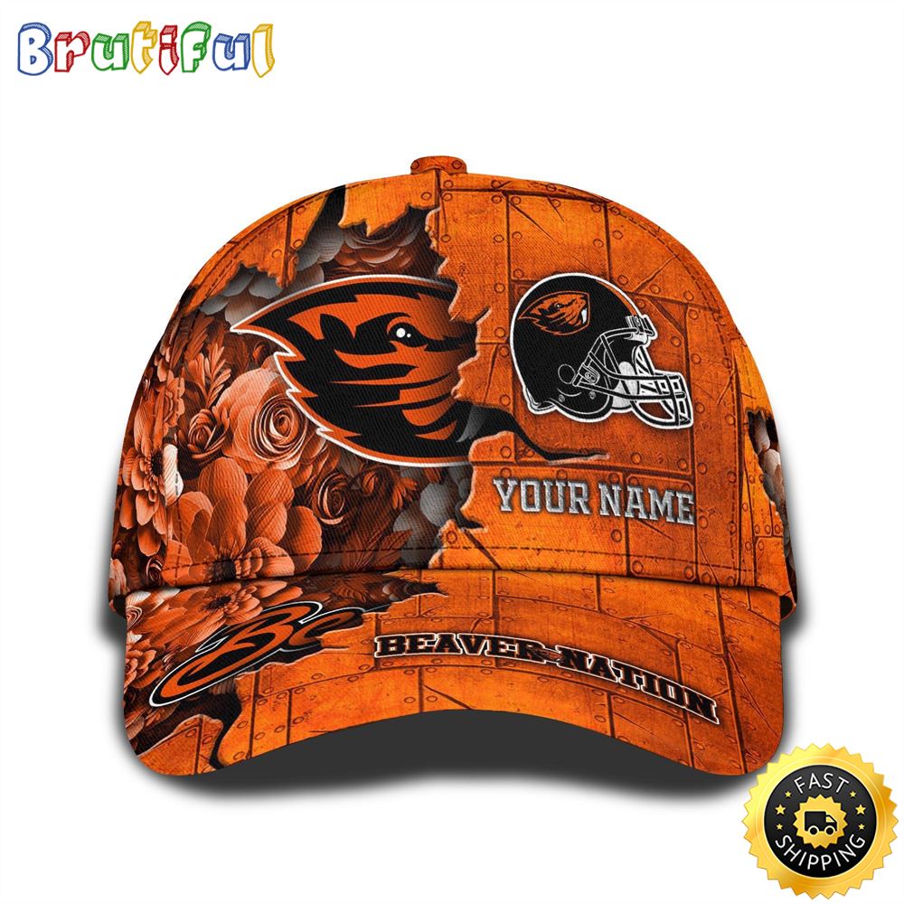 Personalized NCAA Oregon State Beavers All Over Print BaseBall Cap Show Your Pride 1 stydeg