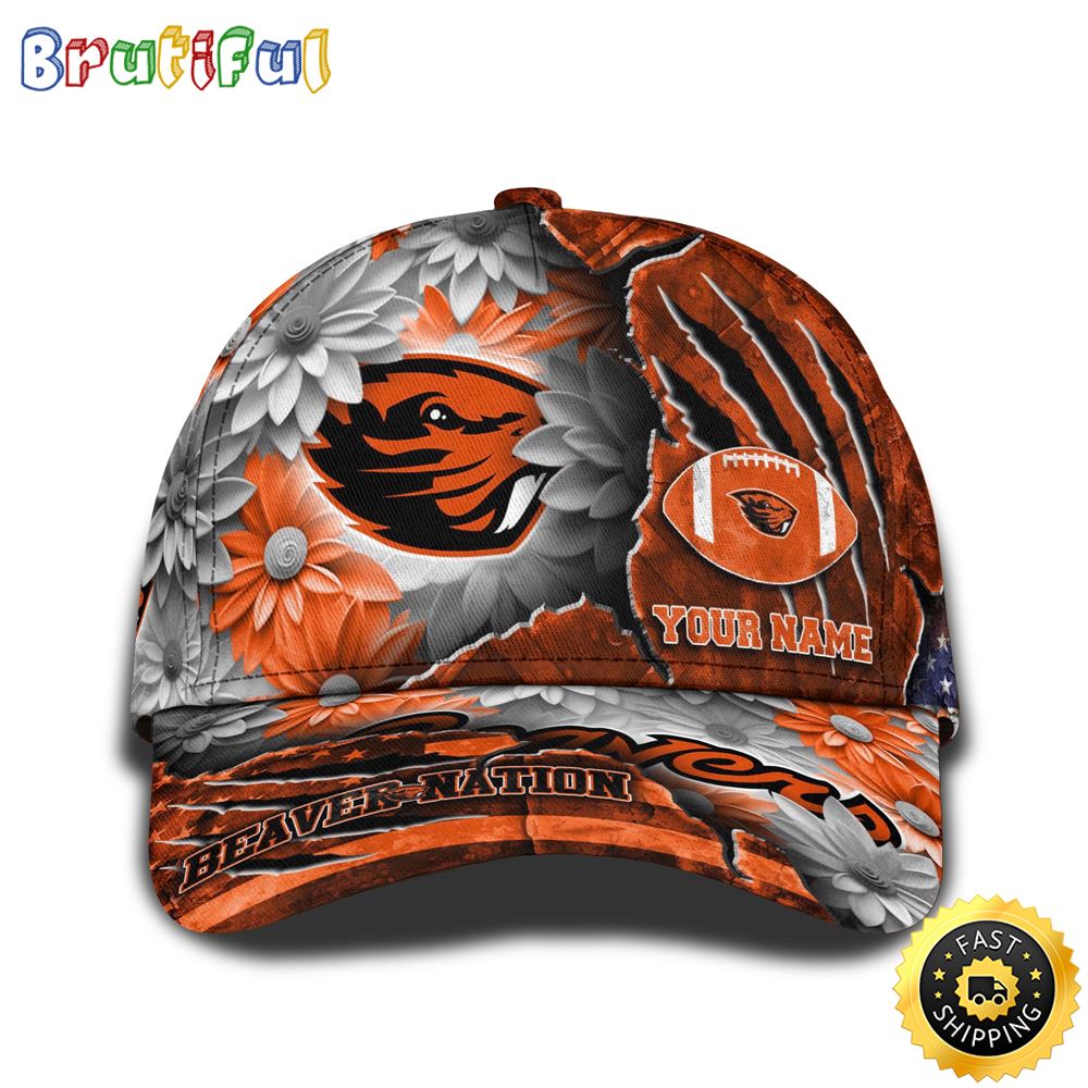 Personalized NCAA Oregon State Beavers All Over Print BaseBall Cap The Perfect Way To Rep Your Team 1 wcpnf8