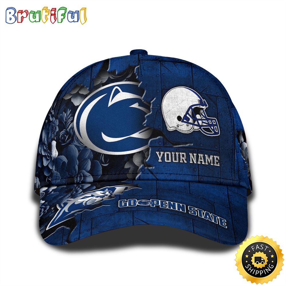 Personalized NCAA Penn State Nittany Lions All Over Print BaseBall Cap Show Your Pride 1 jcq1vy