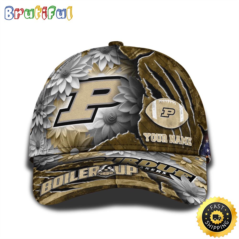 Personalized NCAA Purdue Boilermakers All Over Print BaseBall Cap The Perfect Way To Rep Your Team 1 yomyfm