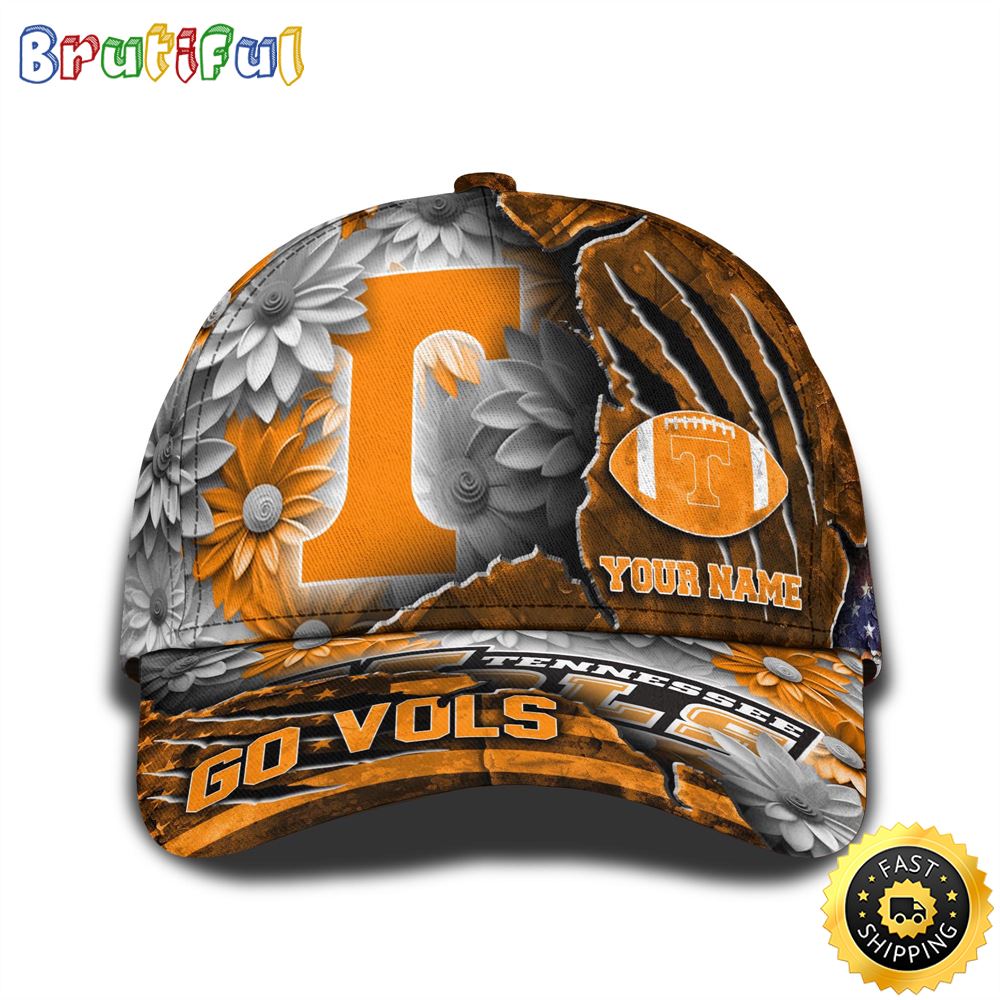 Personalized NCAA Tennessee Volunteers All Over Print BaseBall Cap The Perfect Way To Rep Your Team 1 gppuvy