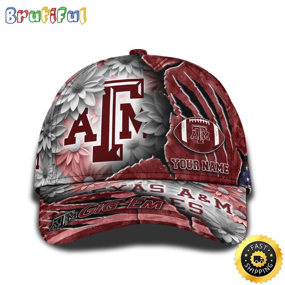 Personalized NCAA Texas A ampM Aggies All Over Print BaseBall Cap The Perfect Way To Rep Your Team 1 sy5hj3