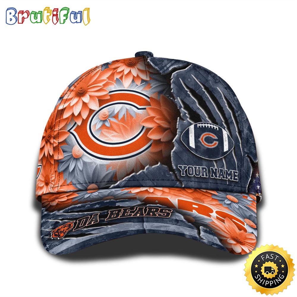 Personalized NFL Chicago Bears All Over Print Baseball Cap The Perfect Way To Rep Your Team 1 occowq