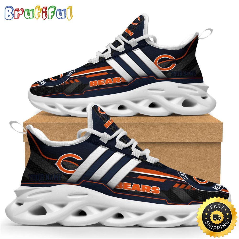 Personalized NFL Chicago Bears Sneaker Max Soul Shoes The Perfect sports Gift For Fans 1 p3z3pu