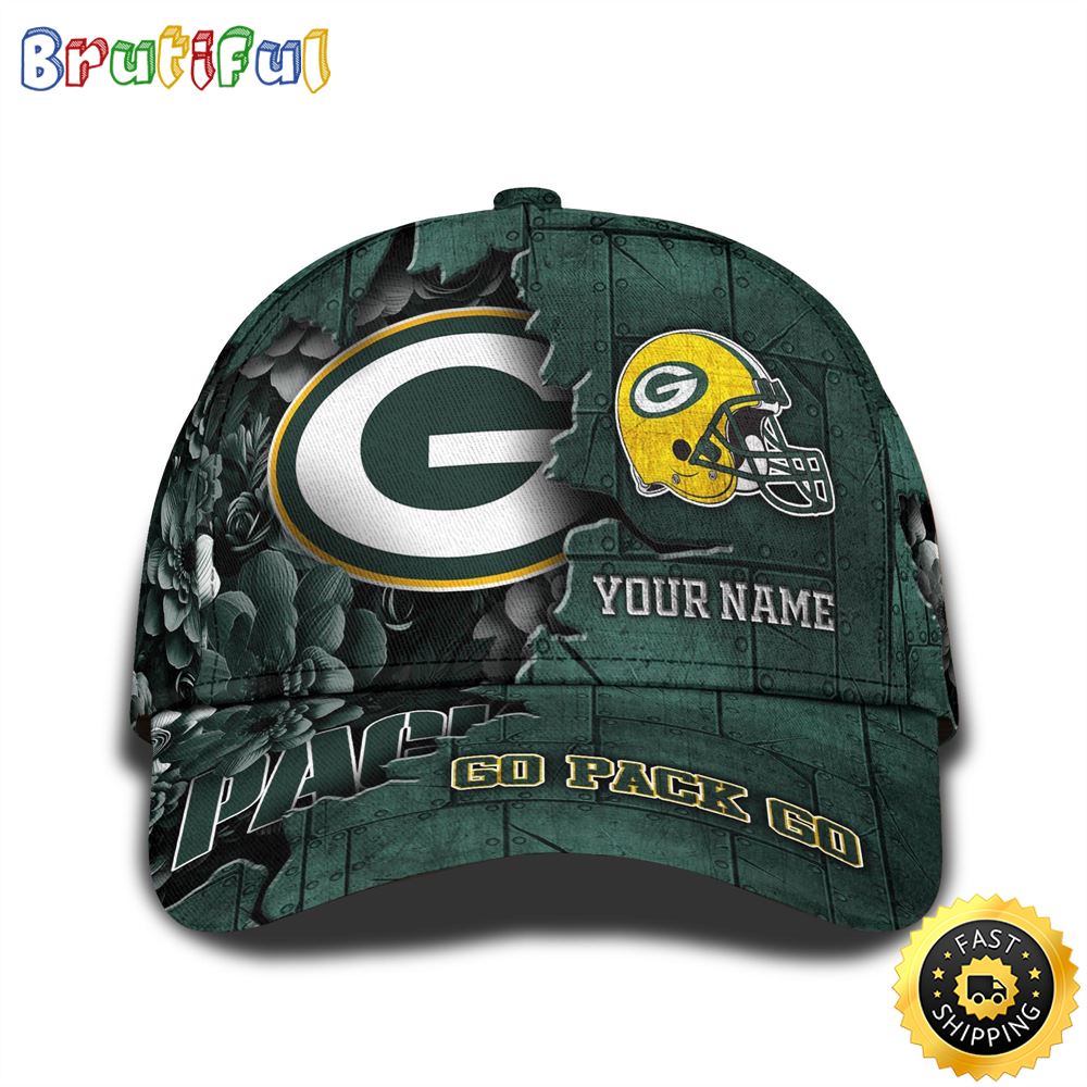 Personalized NFL Green Bay Packers All Over Print Baseball Cap Show Your Pride 1 uqahig