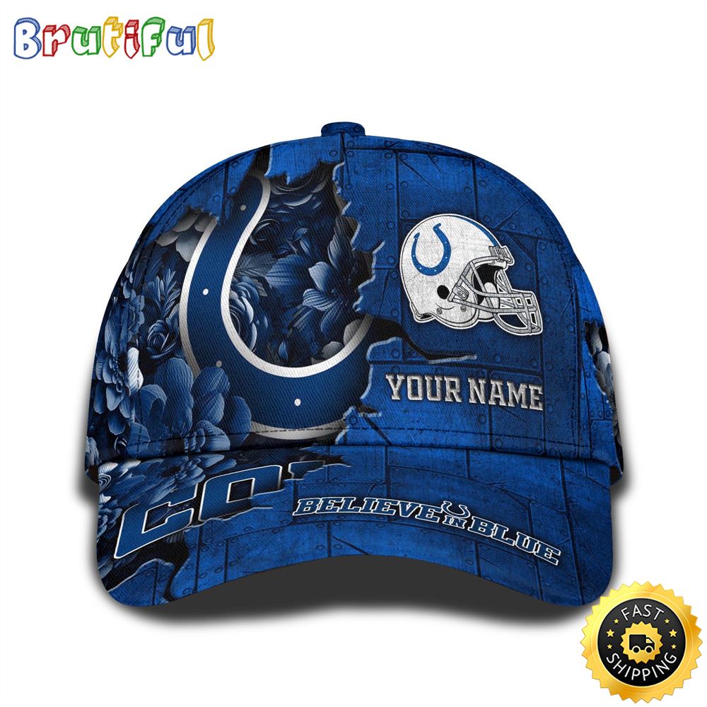 Personalized NFL Indianapolis Colts All Over Print Baseball Cap Show Your Pride 1 b4dcxk
