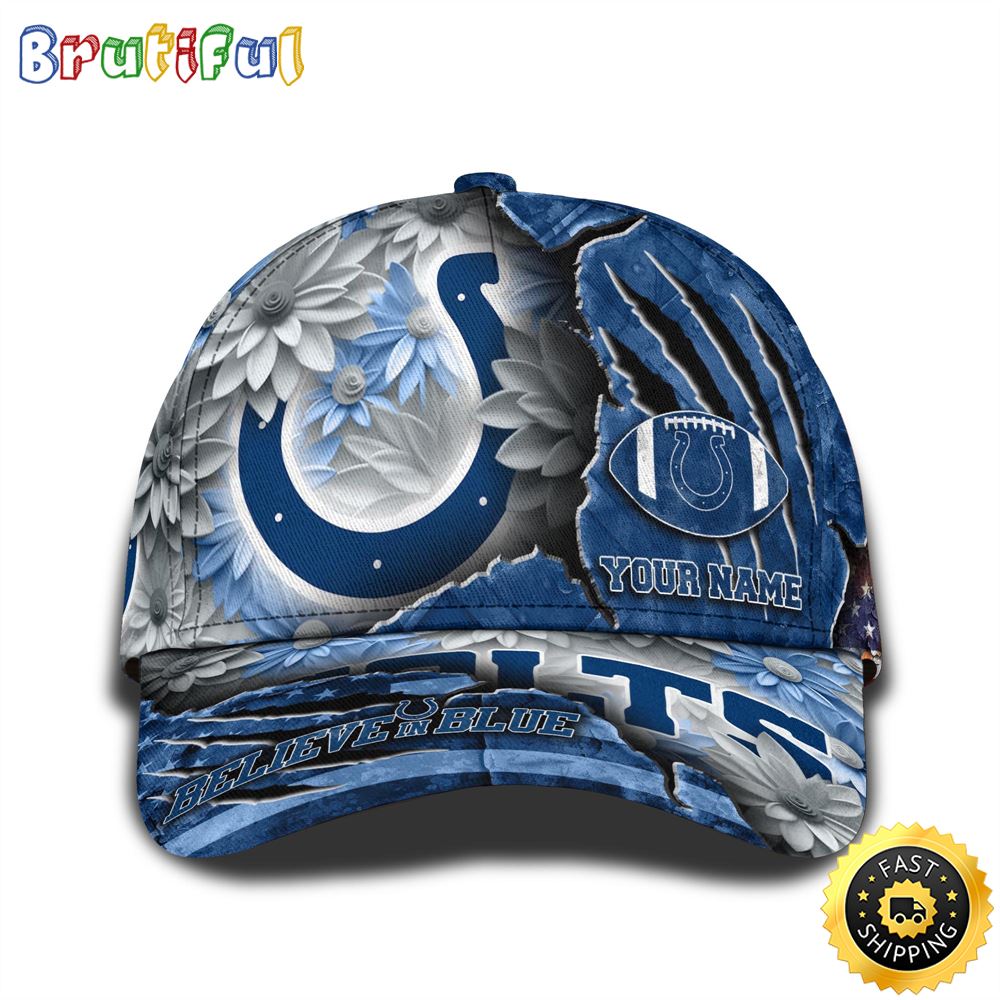Personalized NFL Indianapolis Colts All Over Print Baseball Cap The Perfect Way To Rep Your Team 1 bz1dzl