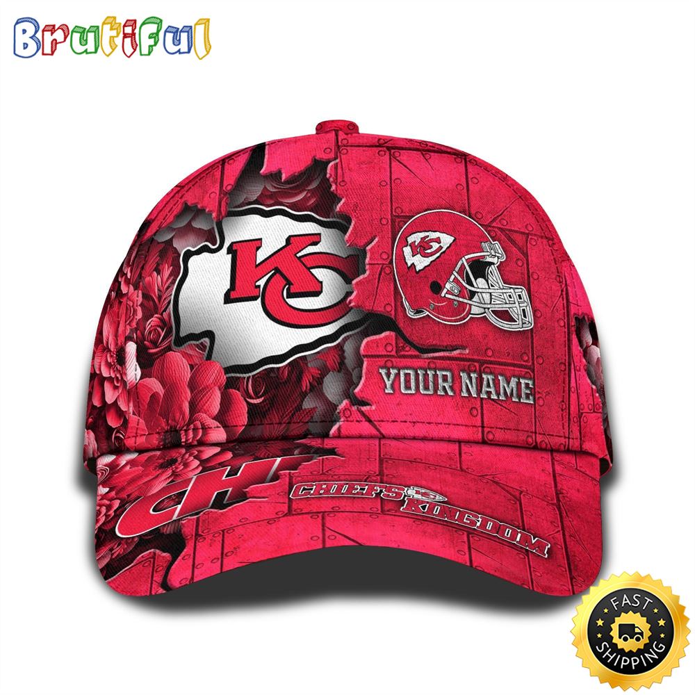 Personalized NFL Kansas City Chiefs All Over Print Baseball Cap Show Your Pride 1 s3nwpw