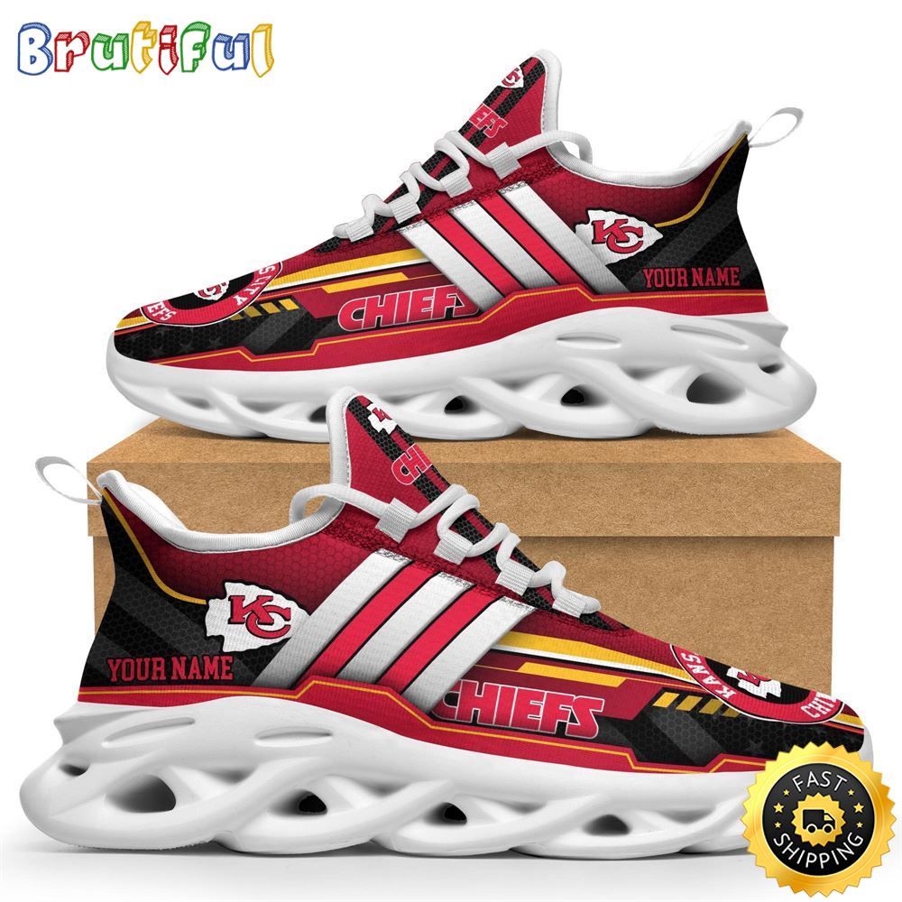 Personalized NFL Kansas City Chiefs Sneaker Max Soul Shoes The Perfect sports Gift For Fans 1 gauyvv