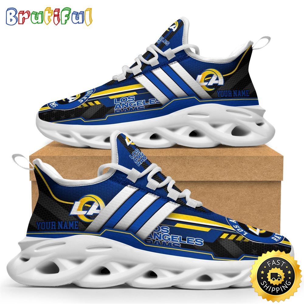 Personalized NFL Los Angeles Rams Sneaker Max Soul Shoes The Perfect sports Gift For Fans 1 i9oeul