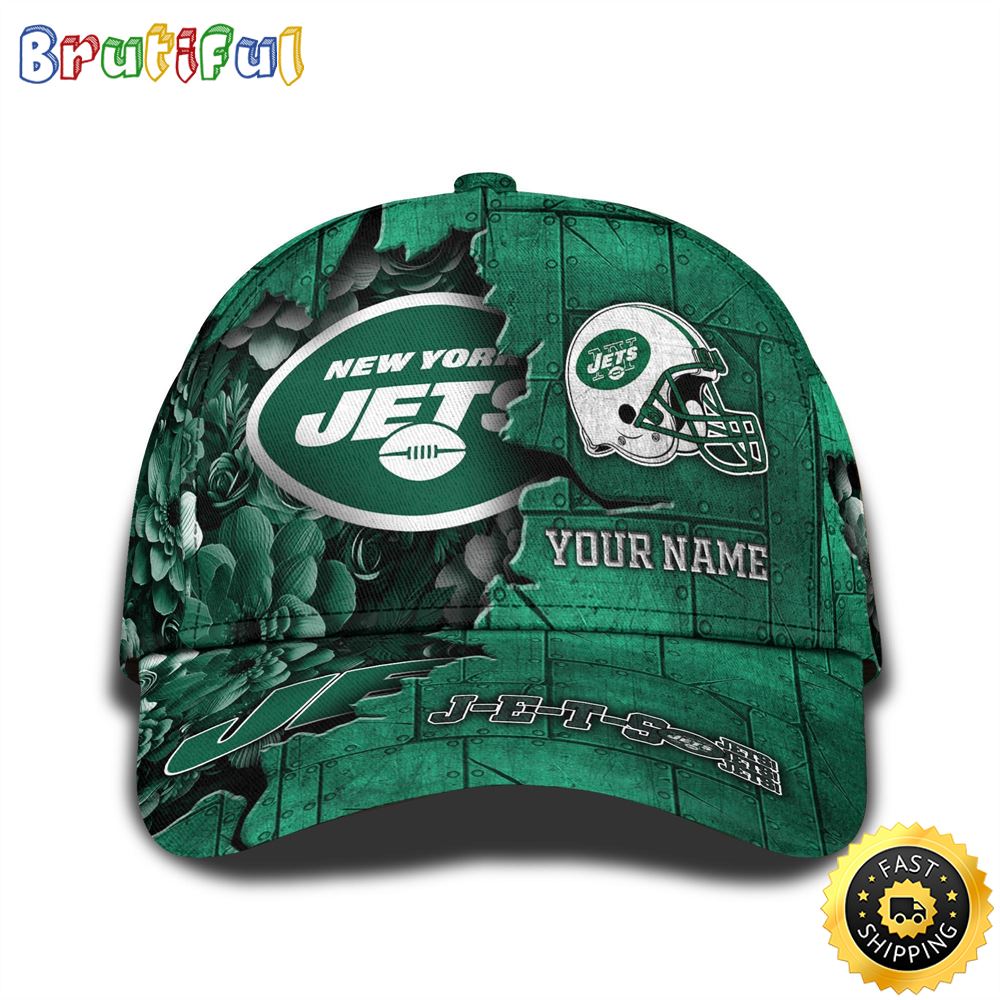 Personalized NFL New York Jets All Over Print Baseball Cap Show Your Pride 1 bdnnyt