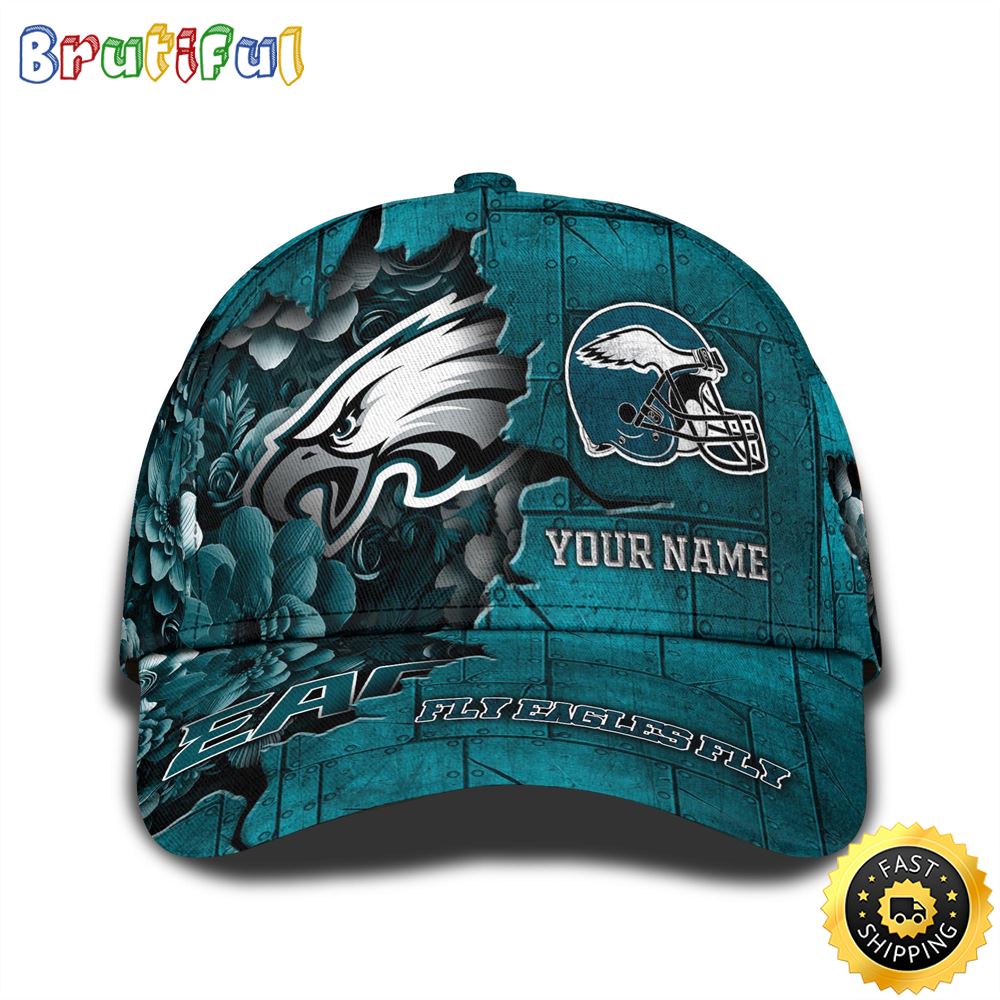 Personalized NFL Philadelphia Eagles All Over Print Baseball Cap Show Your Pride 1 uvobsh