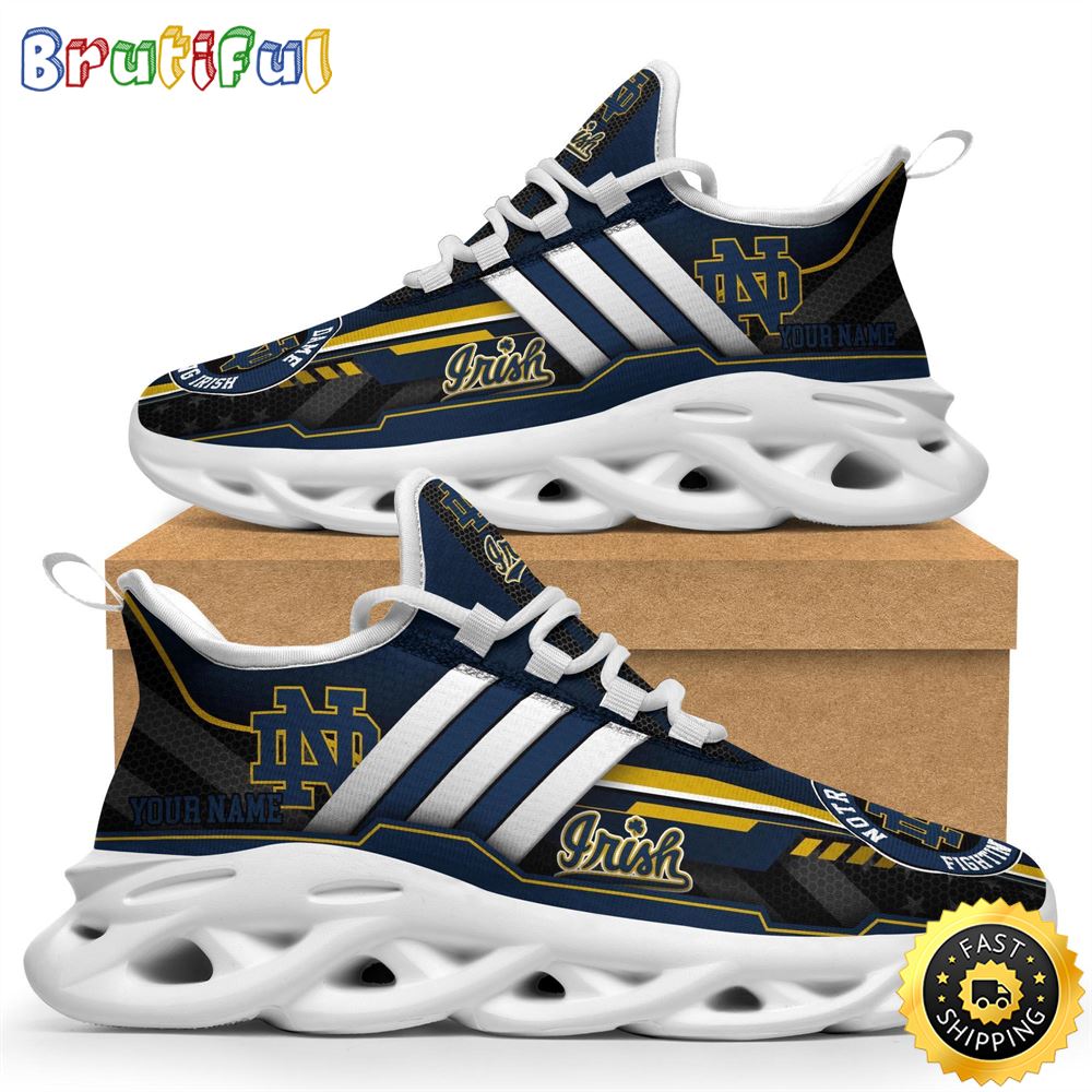 Personalized Notre Dame Fighting Irish Max Soul Shoes Sneakers Elevate Your Every Step 1 jcg6ew