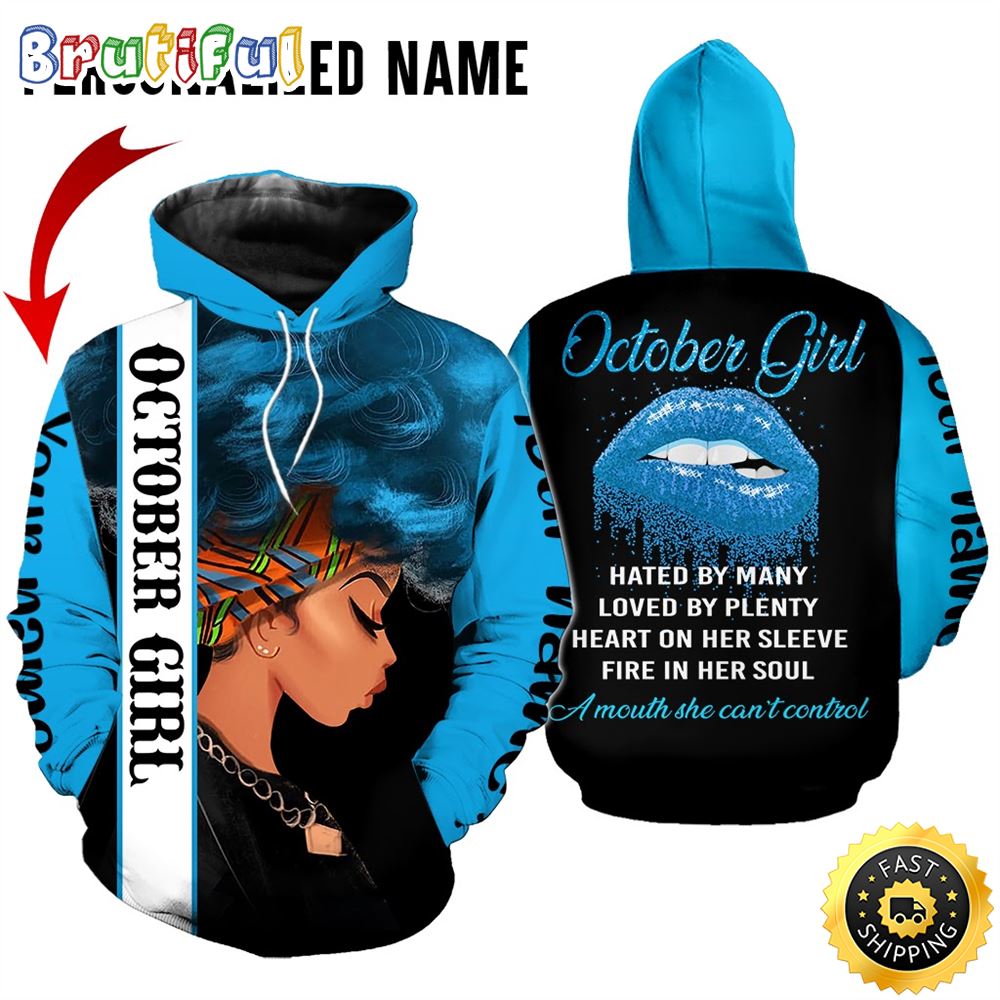 Personalized October Girl Hated By Many All Over Print Hoodie Gift For Frends 1 rkwowb