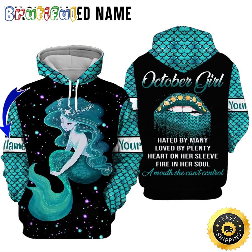 Personalized October Girl Love By Plenty All Over Print Hoodie Gift For Frends 1 zxumbm