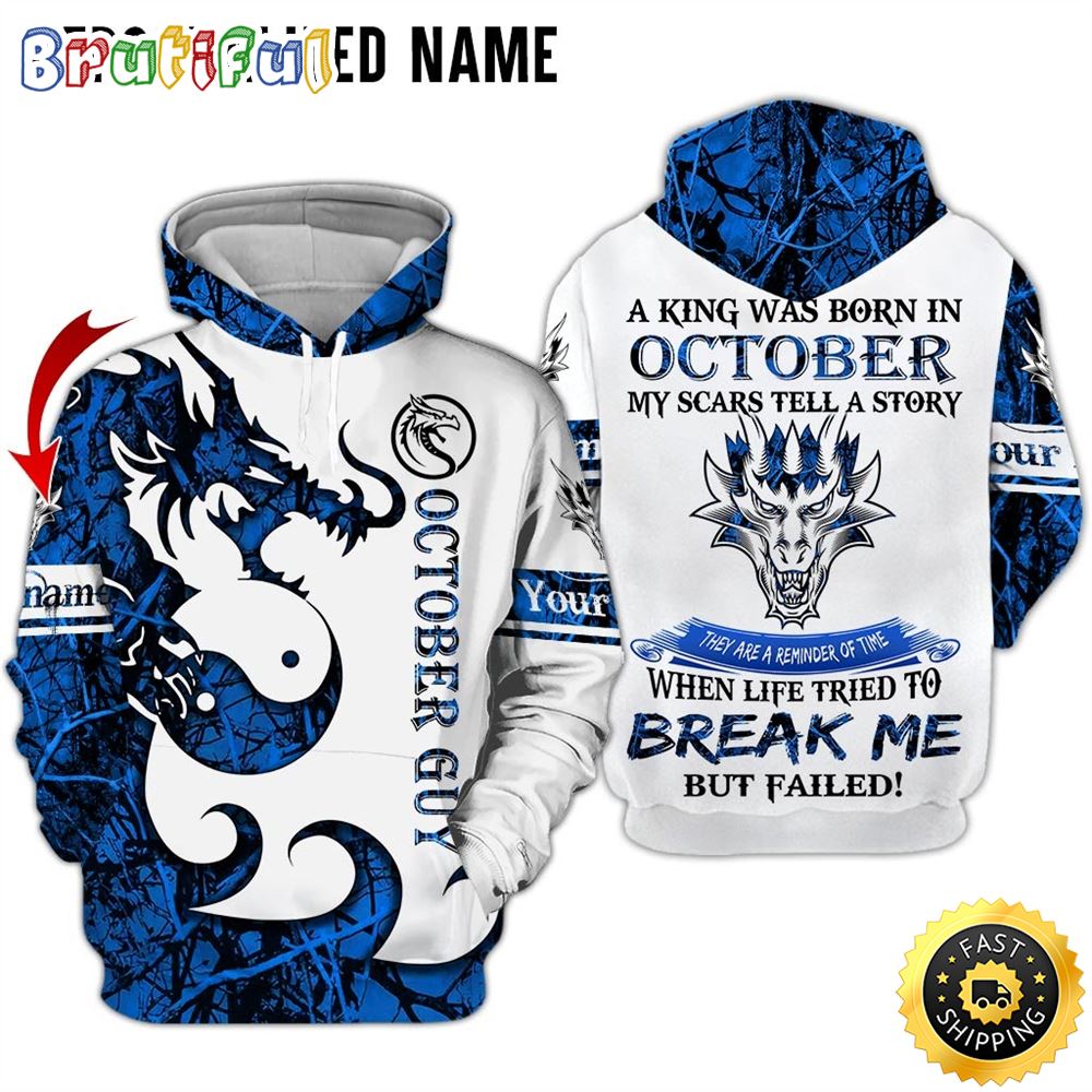 Personalized October Guy I Am Going To Thrive All Over Print Hoodie Gift For Frends 1 a8ozzv