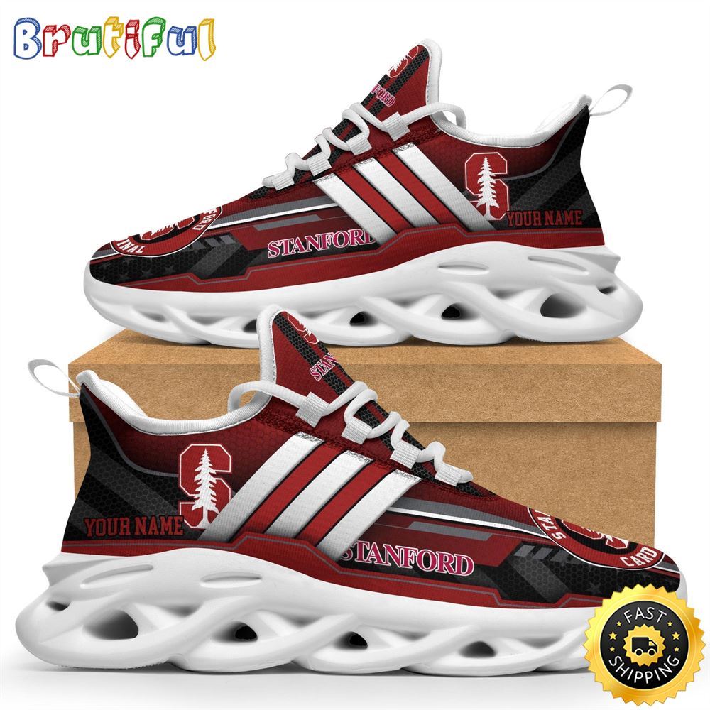 Personalized Stanford Cardinal Max Soul Shoes Sneakers Elevate Your Every Step 1 cw0dum