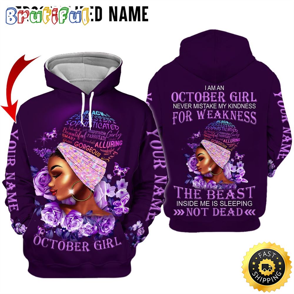 Personalized Violet October Girl Gorgeous All Over Print 3D Hoodie Gift For Women 1 ttm7jw