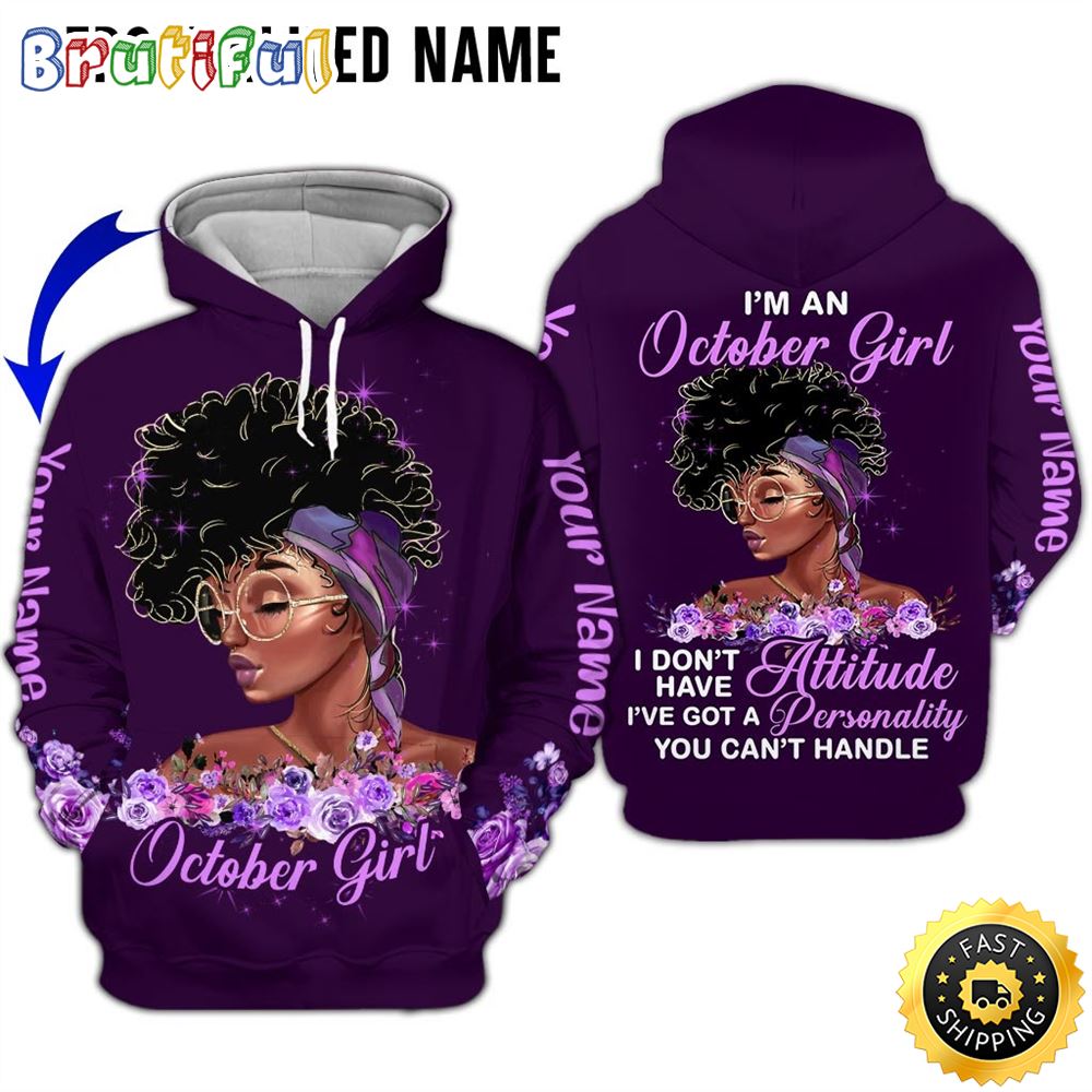 Personalized Violet October Girl Personality Handle All Over Print 3D Hoodie Gift For Women 1 tbcghe