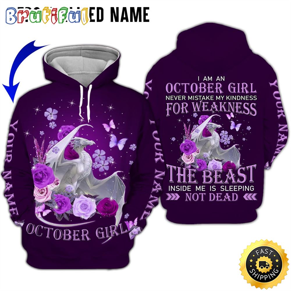 Personalized Violet October Girl The Shadow Self All Over Print 3D Hoodie Gift For Women 1 skrpe7