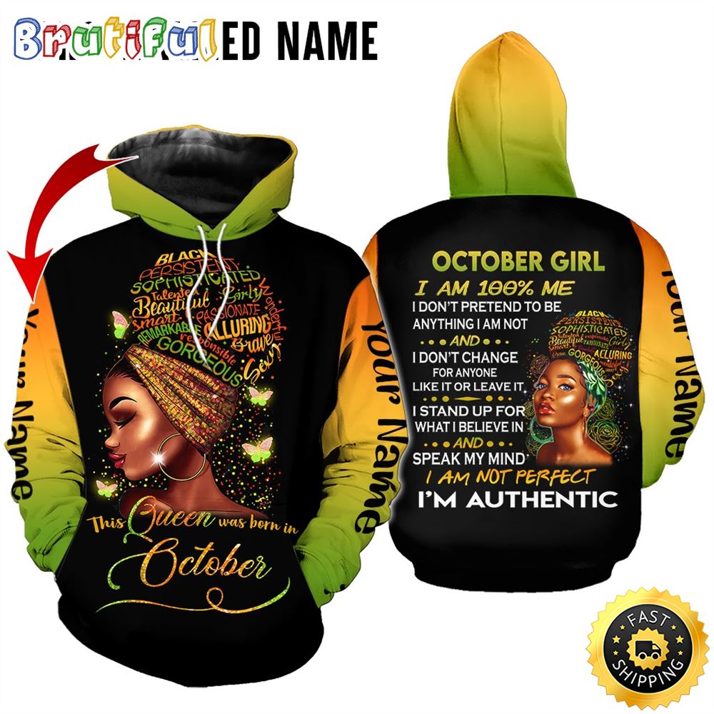 Personalized Yellow October Girl I May Not Be Perfect 3D Hoodie Gift For Women 1 ozniqg