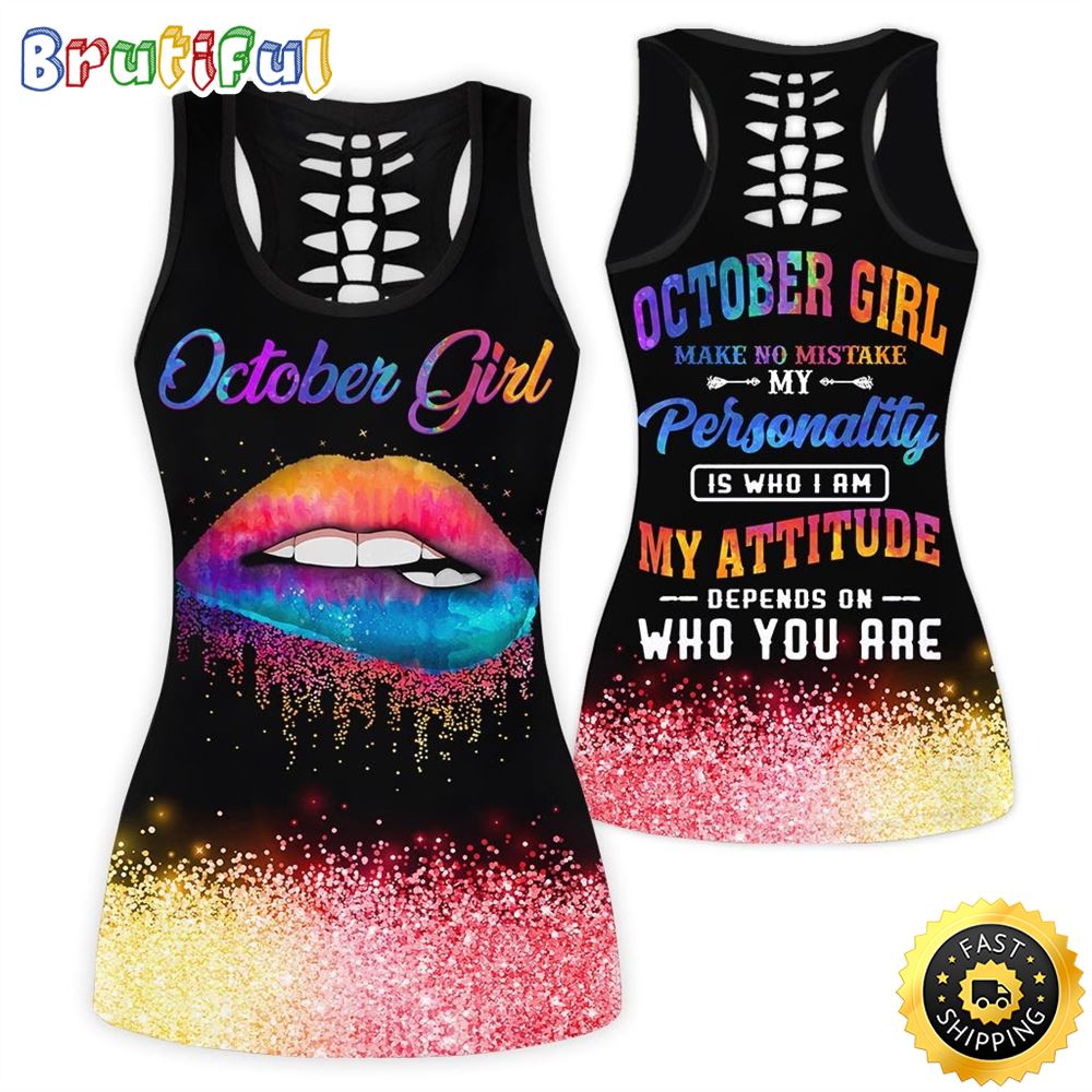 Pink October Girl All Over Print 3D Tank Top Confidence Gift For Women 1 mkf5n6