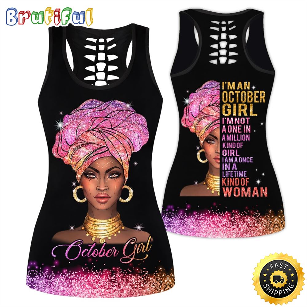 Pink October Girl All Over Print 3D Tank Top Creative Women Gift For Women 1 h3ecwl