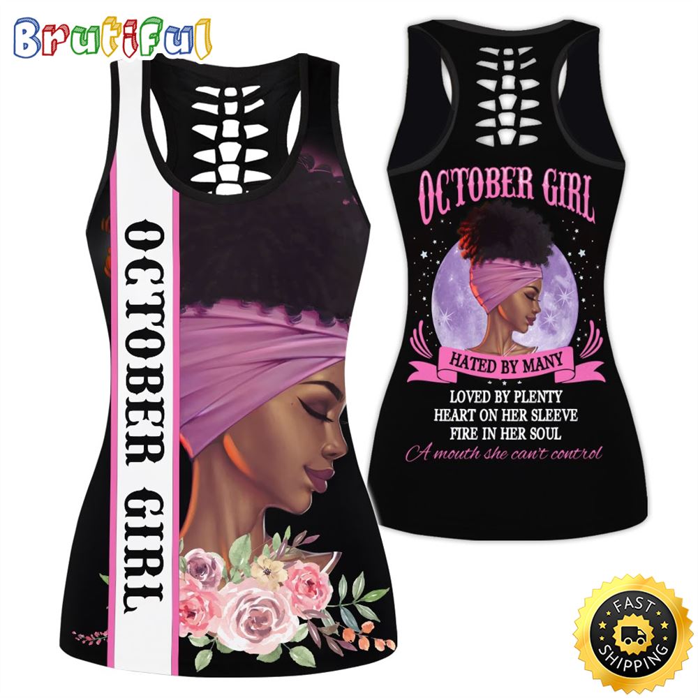 Pink October Girl All Over Print 3D Tank Top Hated By Many Gift For Women 1 sblbhx