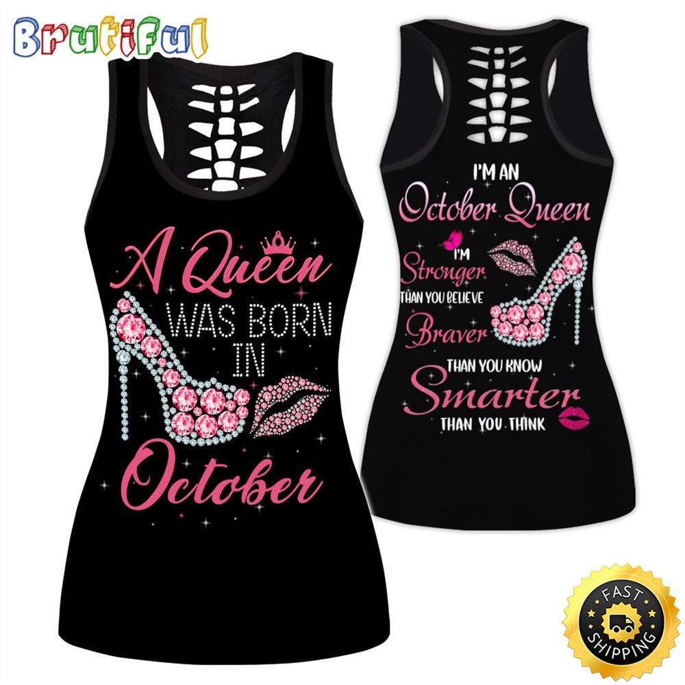 Pink October Girl All Over Print 3D Tank Top Smarter Than You Gift For Women 1 ifw0ny