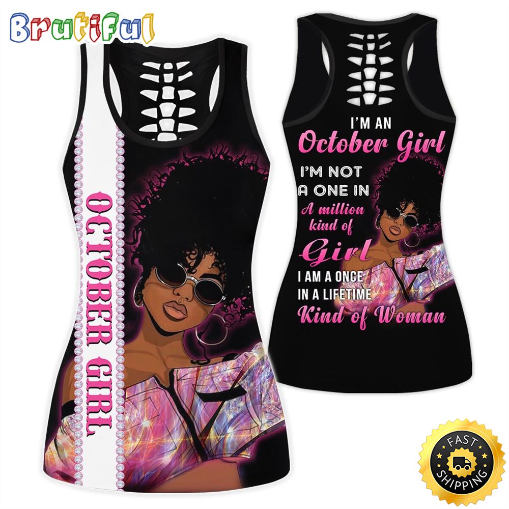 Pink October Girl All Over Print 3D Tank Top Unique Women Gift For Women 1 hirgzs