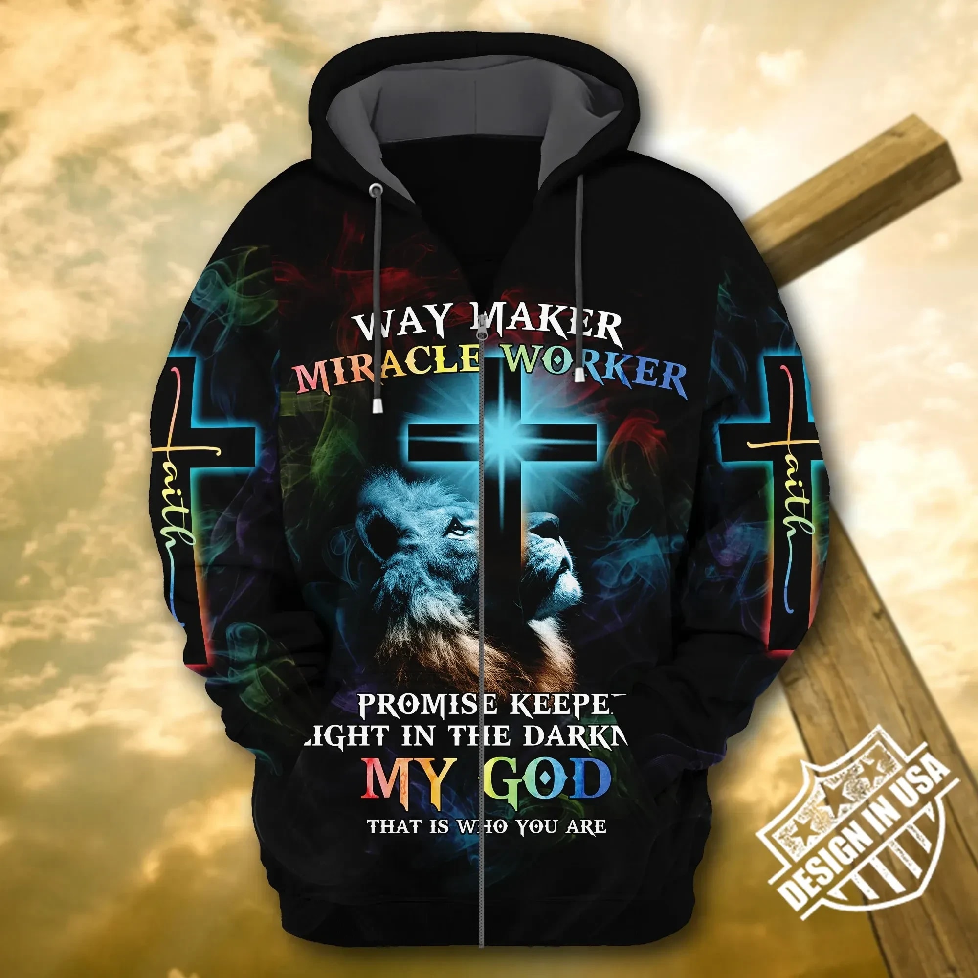 Premium Unique Jesus Lion Zip Hoodie Ultra Soft And Warm 1 ynbwml