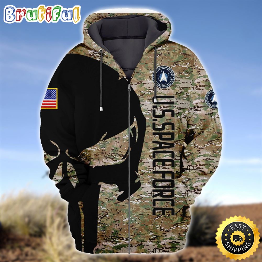 Premium Unique U.S Space Force ZipHoodie Ultra Soft and Warm 1 htkoe1