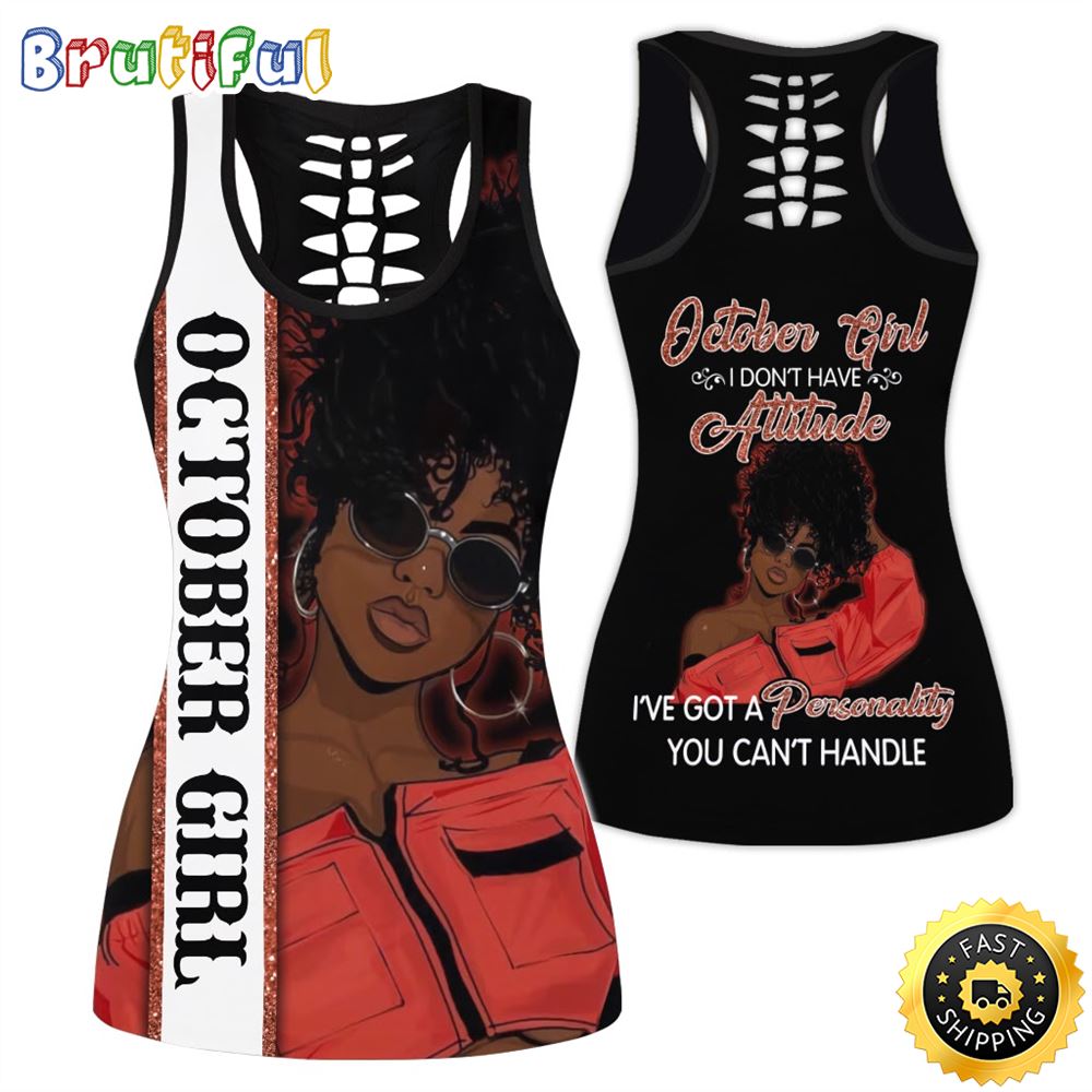 Red October Girl All Over Print 3D Tank Top Don t Have Attitude Gift For Women 1 rwpo99