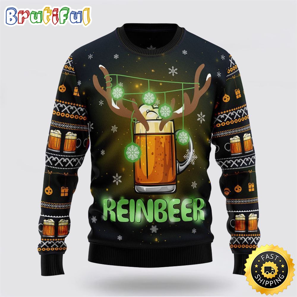 Reinbeer Awesome Ugly Christmas Sweater Christmas Gift For That Everyone Will Love 1 mqh3sh