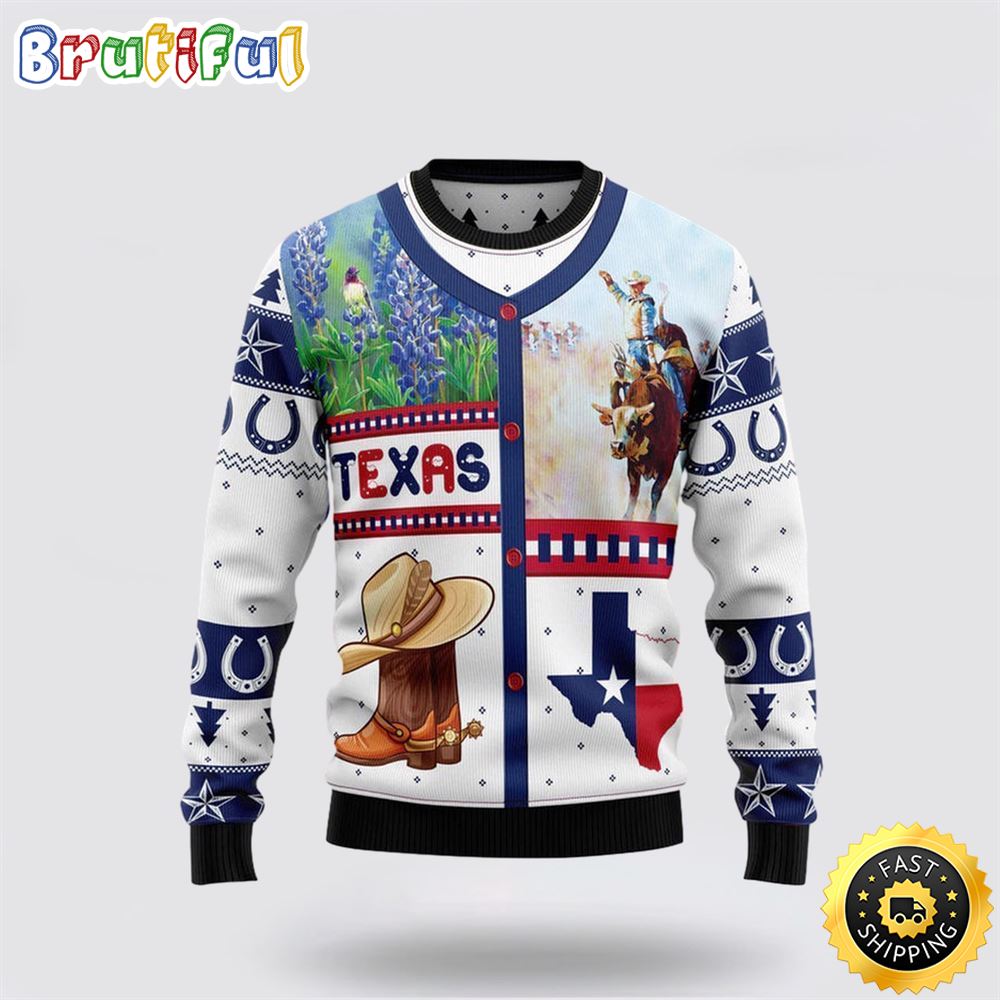 Rodeo Texas Funny Ugly Christmas Sweater Christmas Gift For That Everyone Will Love 1 b5v38a