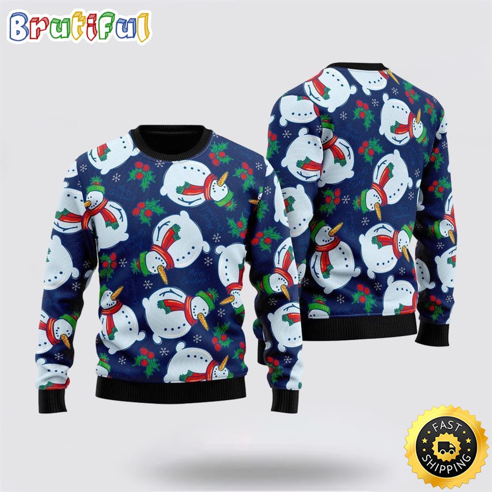 Snowman Funny Ugly Christmas Sweater Gift Christmas Gift For That Everyone Will Love 1 pxnexi