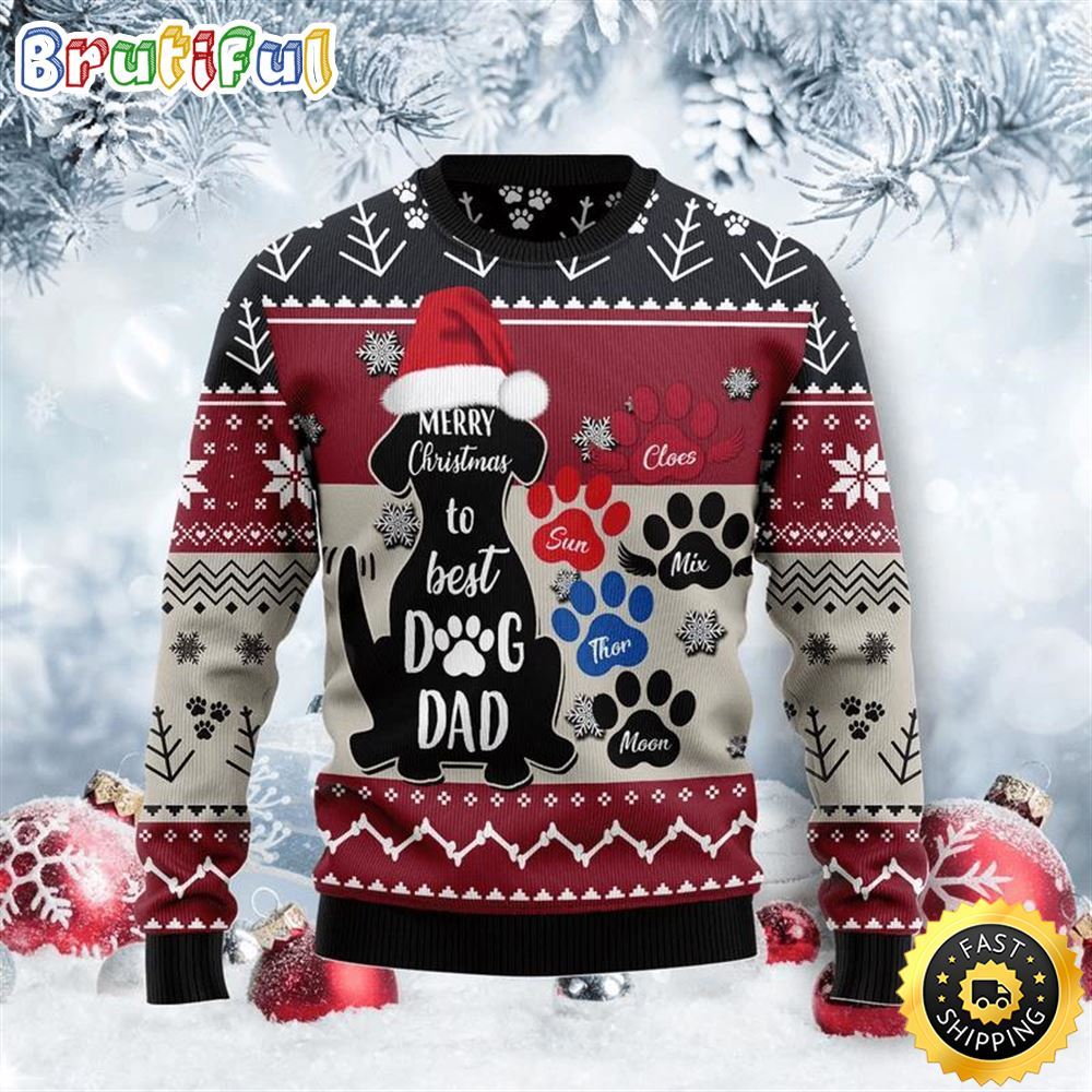 To Best Dog Dad Ugly Christmas Sweater Show Your Love For Your Furry Friend 1 rdwo7b