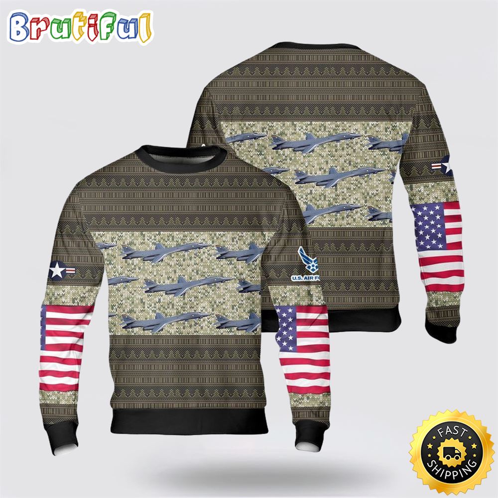 US Air Force Rockwell B 1B Lancer Sweater 3D 1 bsfpqb
