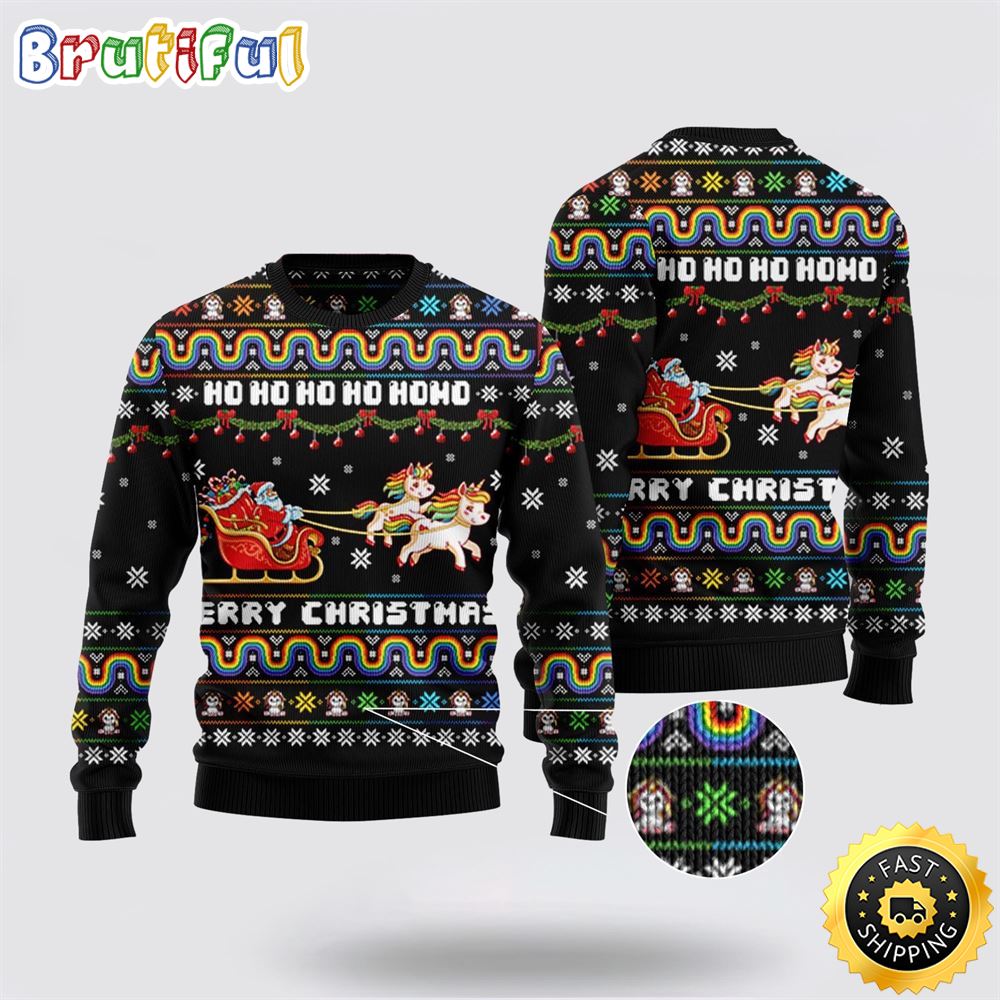 Unicorn Merry Christmas Ugly Christmas Sweater Perfect Gifts For Friends 1 dfz0zw