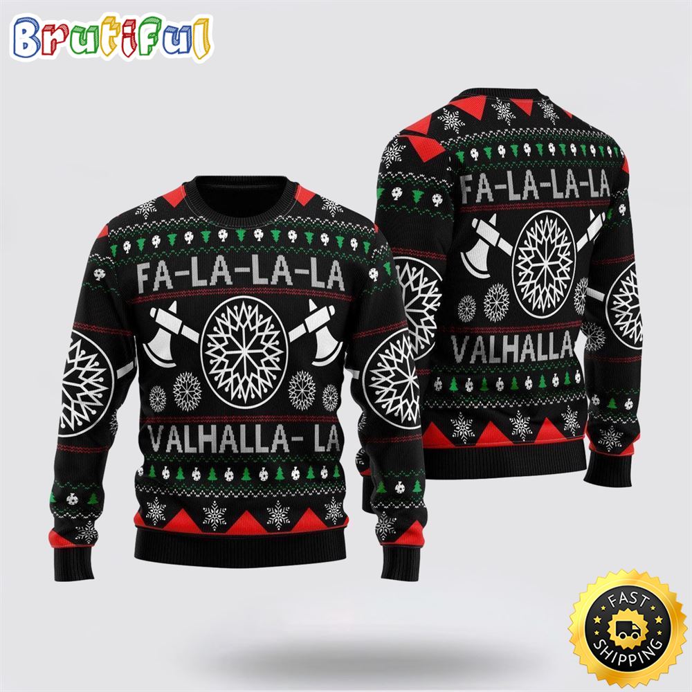 Viking Valhalla Xmas Ugly Christmas Sweater Christmas Gift For That Everyone Will Love 1 chawjr