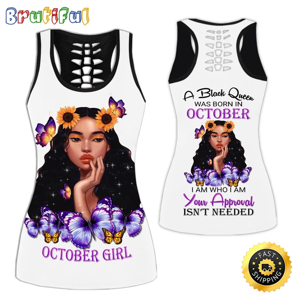 Violet October Girl All Over Print 3D Tank Top Black Queen Gift For Women 1 ruaq2u
