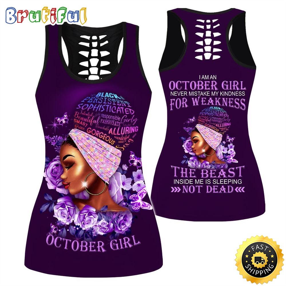 Violet October Girl All Over Print 3D Tank Top Gorgeous Gift For Women 1 ycepna