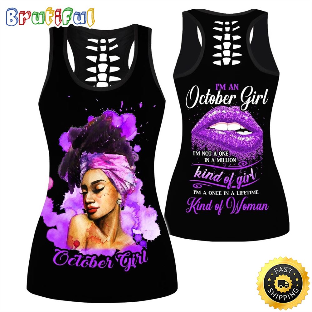 Violet October Girl All Over Print 3D Tank Top You Are Loved Gift For Women 1 d365z1